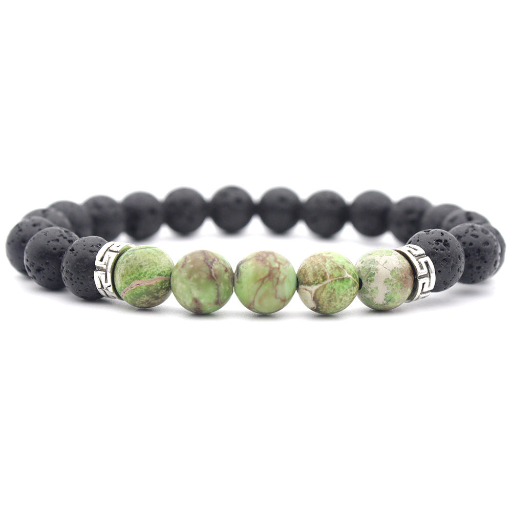 Venta al por mayor Pulseras De Cuentas De Piedra Volcánica